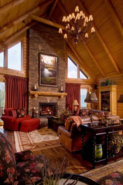 A Fireside Chat about the Choices of Fireplaces for Your Dream Log Home